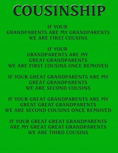 a green poster with the words,'congratulations to my grandparents if your grandparents are first co