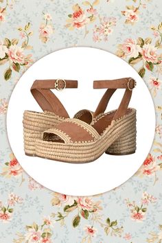 Shop it: $328, zappos.com The Tory Burch 90 mm Arianne Platform Sandal is the perfect pick for the season! Wedge sandal with a suede upper, and detailed with a handwoven raffia trim. Adjustable buckled ankle strap. Napa leather lining. #summershoes #sandals #anklestraps #tansandals Tan Sandals, Ankle Straps, Wedge Sandal, Wedge Sandals, Summer Vibes