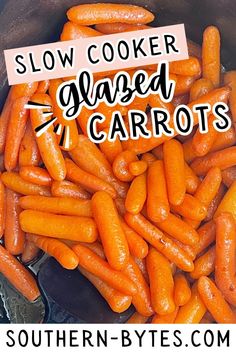 Crockpot Glazed Carrots, Sweet Baby Carrots, Carrots Slow Cooker, Roast Carrots, Glazed Carrots Recipe, Chicken Recipes For Kids, Cauliflower Gratin, Sweet Carrot, Crockpot Roast