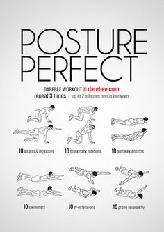 the poster shows how to do an exercise