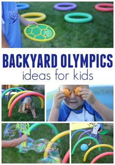 backyard olympics ideas for kids that are fun and easy to do with the kids at home