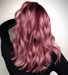 Gold Ombre Hair, Rose Pink Hair, Gold Hair Colors, Hair Color Rose Gold, Long Hair Color, Hair Color Pink, Rose Gold Hair, Ombre Hair Color, Rose Hair