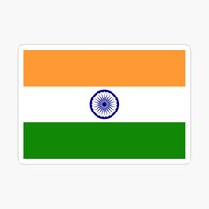 Get my art printed on awesome products. Support me at Redbubble #RBandME: https://www.redbubble.com/i/sticker/Flag-of-India-by-Alma-Studio/130584827.EJUG5?asc=u Flag Of India, Indian Independence, Indian Independence Day, Independence Day India, Birthday Cake Topper Printable, India Design, India Flag, Indian Gifts