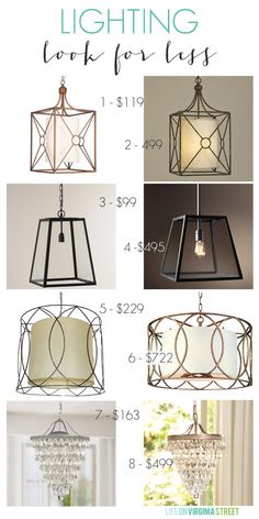 the instructions to make a chandelier with lights for less than $ 10 99