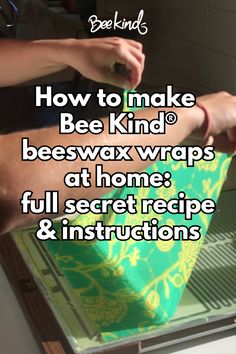 DIY Beeswax Wraps - Instructions & Recipe from a Professional Brand Beeswax Bag, Not To Brag But, Coconut Bowls