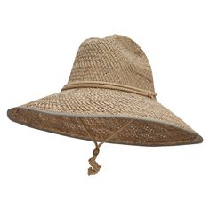 Man's Lifeguard Straw HatMade of 100% straw.ONE SIZE fits most with elastic sweat band inside, fitting up to 7-1/2.Crown measures 5 inches deep, with adjustable chin cord.Brim measures 5 inches wide, downturned, trimmed edge.Thick, stiff and cool material.Hand wash only.Imported.Available in different styles and colors. When planning your next great adventure under hot sun, make sure to bring our Man's Lifeguard Safari Straw Hat. Made from lightweight and cool straw, this safari hat is the perfe Outback Hat, Outdoor Hat, Safari Hat, Natural Man, Sweat Band, Western Hat, Outdoor Hats, Fishing Hat, Western Hats