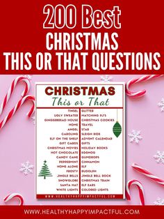 title pin; what is a good this or that question for Christmas? This Or That Questions Christmas, Winter This Or That, This Or That Christmas Edition, Christmas This Or That, Christmas Games To Play, Funny Christmas Games, Christmas Gift Exchange Games, Gift Exchange Games