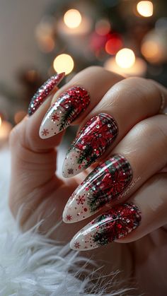 50+ Christmas Nails So Cute, Even Santa Will Be Jealous! 🎄💅 Get holiday-ready with these Christmas Nails that will make your season shine! From classy Christmas Gel Nails to fun Christmas Nails Acrylic, there's a look for every nail lover. 🎅✨ Try Cute Christmas Nails or Christmas Nails Easy if you’re up for a quick, festive DIY. Need some Nagel Inspo? We’ve got you covered with stylish Xmas Nails and Nail Art Noel to make Her Nails stand out. Go bold with Red Christmas Nails or add some sweet... Nail Desi, Spring Nail Designs