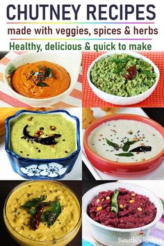 Chutney recipes Healthy Sauce, Healthy Indian Recipes, Breakfast Recipes Indian, Dosa Recipe, Recipes Indian, Chutney Recipes