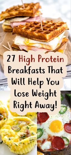 High Protein Breakfasts, Protein Breakfasts, Menu Sarapan Sehat, Cucumber Diet, Resep Diet, Protein Breakfast Recipes, High Protein Breakfast