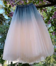 Beautiful Blue and Pink Tulle Gradient Long Skirt, Lovely Women Skirts Women Skirts, Pink Tulle, Other Countries, Blue And Pink, Beautiful Blue, Long Skirt, 3 Weeks, Tulle Skirt, 1 Inch