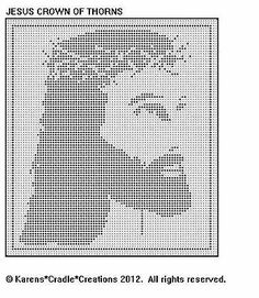 the face of jesus is shown in black and white, as well as an image of him