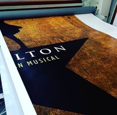 a large sheet of paper with the words cotton in musical on it is being printed