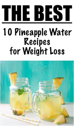 Fruit Infused Water Recipes, Detox Your Liver, Pineapple Water, Lemon Diet, Pineapple Drinks, Infused Water Recipes, Mint Recipes