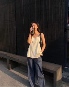 Summer In Korea Outfits, Singapore Street Style, Clothes Acubi, Mirror Picture Outfit, Outfit Ideas Girl, 90s Outfit Ideas, Singapore Outfit, Female Clothes Outfits, Outfit Ideas Aesthetic