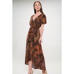 The Georgia Wrap Dress is a WEST K staple - it has a v-neckline, flutter sleeves, a faux wrap tie-waist detail and a hi-low hem. The easy fit silhouette and comfort stretch will make this dress a favorite piece you'll want in every print and color. Made in USA. Machine washable Shipt Shopper, Faux Wrap Dress, Flutter Sleeves, Medium Brown, High Low Hem, Flutter Sleeve, High & Low, High Low, Soft Fabrics