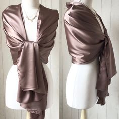 "A lovely Silk Blend Brown Wrap/Shawl/Scarf - Lightweight  Silk Blend material, with a slight Satin sheen to the fabric Drapes beautifully. 30% Silk - 70% Viscose Gentle Wash, Delicate Spin, Do not Tumbledry Length - 72\"/183cms - Extra Long Width -  27\"/69cms This Wrap/Scarf drapes beautifully, stunning over a Special dress, or, layered over Tops and Jackets for a classic Look, a perfect accessory for any Occasion. \"My Wraps and Scarves are always lovely to receive for Birthdays, Christmas, M Pink Pashmina, Star Shawl, Dark Blue Wedding, Brown Shawl, Pink Shawl, Special Dress, Wedding Shawl, Gray Silk, Wrap Shawl