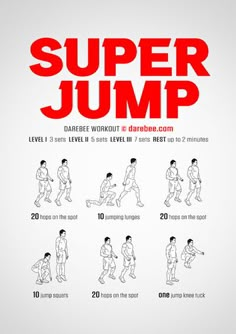 the poster shows how to do super jump