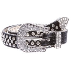 PRICES MAY VARY. The entire belt is covered with big shining rhinestones, dazzling and eye-catching. Two sides of the belt are wrapped with exquisite small beads to protect the edges of the belt and increase the sense of fashion. Retro diamond large buckle and delicate diamond tail makes the whole belt look more gorgeous and shiny. 3 pieces sets western style sparkling rhinestone buckle set. Heavy and sturdy Belt strap is 1 1/8" (30mm) in width, buckle dimension: 2.5" X 2.5" Sizing: belt size is Cowgirl Clothes, Boys Belt, Rhinestone Belt, Branded Belts, Small Beads, Studded Belt, Metal Ball, Cowboy Cowgirl