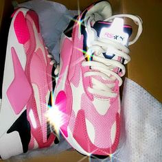 Rsx Puma Sneakers Brand New Only Worn Once They Are Way Tooooo Small Not Taking Offers Or Trades I Would Like To Buy Them Again In A Bigger Size Comes With Box Rsx Puma, Puma Rsx, Pink Nike Shoes, Pink Nike, Pink Nikes, Puma Sneakers, Puma Shoes, Pumas Shoes, Thug Life