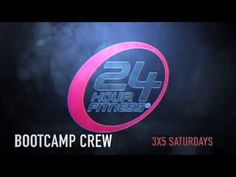 the logo for boot camp crew, which is on display in front of a dark background