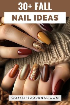 Trendy Biab Nails, Fall Fall Nails, Autumn Color Nails Fall, Fall Color Nails 2024, Dip Nail Ideas For Fall, Fall Nails 2024 Design, Thanks Giving Nails Ideas, Fall Sns Nails Designs, Biab Nails Inspiration Autumn