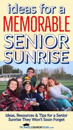 group of high school seniors at senior sunrise Senior Sunrise Ideas, High School Fundraiser, Senior Year Planning, High School Graduation Pictures, Senior Year Fun, Senior Sunrise, Senior Student, High School Activities, Senior Year Of High School