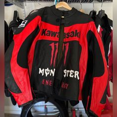 Brand New Never Worn Before Jacket Fits Tight (European Size) Pants Fit Like A 36 Size Pants Motorcycle Fits Men, Red Hoodie Outfit Men, Red Hoodie Outfit, Gaming Bedroom, Hoodie Outfit Men, Motorcycle Leather Jacket, Team Jackets, Racer Jacket, Ski Jacket Mens