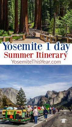 the yosemite i day summer itinerary is here