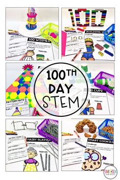 100th Day Activities, 100 Days Of School Ideas, 100th Day Of School Crafts, 100 Day Of School Project, Boys Diy, Stem Activities For Kids, 100 Day Of School, 100 Day Celebration, Steam Activities