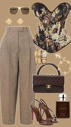 Casual outfit Classy Daily Outfits Simple, Hour Glass Body Shape Outfit Ideas, Night Out Outfit Pants, Brunch Chic Outfits, Design Moda, Classy Fashion, Casual Chic Outfit