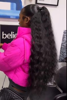 Wavy Half Up Half Down Quick Weave, Two Braids With Beanie, Half Up Half Down Synthetic Weave, Puffy Half Up Half Down Hair, Point Tail Hairstyles, Half Up Half Down With Weave, Weave Hairstyles Half Up Half Down, Halfup Halfdown Hairstyles, Low Half Up Half Down Hair Black Women