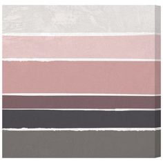 a pink, grey and white striped canvas