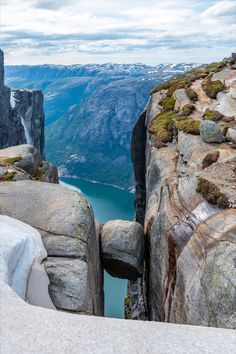 The Kjerag boulder wedged 1,000 meters above the Lysefjord Rock Reference, Western Norway, Facts About The World, Rock Faces, Rock Face, World Famous, Interesting Facts, Life Goals