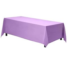 a purple tablecloth on a white background