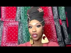 How to do a headwrap - YouTube Headwraps For Natural Hair, Scarf Hairstyles Short, African Hair Accessories, Head Wrapping, Scarf Wraps