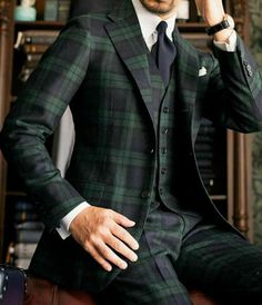 #ad Top Rated Men Suit Green Plaid British Style Wedding Business Casual Prom Tailored Tuxedos, Fashion Mens Suit Plaid Wedding, Prom For Guys, Prom Suits For Men, Cheap Suits, Suits Prom, Suit Pattern, Party Suits, Prom Suits, Plaid Suit