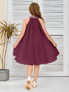 Stay stylish and comfortable in this fashionable Hanging Collar Chiffon Junior Bridesmaid Dress. Featuring a lightweight chiffon fabric and a fashionable hanging collar, this dress is perfect for any special occasion. The comfortable fit makes it a great choice for bridesmaids. Jr Bridesmaid Dresses, Jr Bridesmaid, Orange Orchid, White Wisteria, Junior Bridesmaid Dress, Junior Bridesmaid Dresses, Junior Bridesmaid, Dress Purchase, Pink Candy