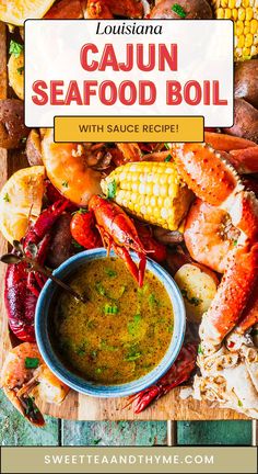 Dive into a spicy and delicious Cajun seafood boil. Fresh seafood, tender veggies, and a flavor-packed buttery sauce poured all over. Ideal for those who love flavorful, crowd-pleasing meals!