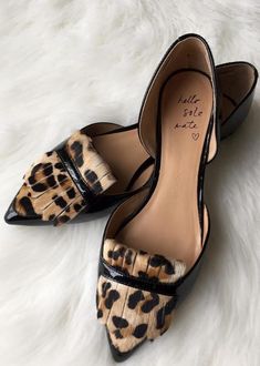 Zapatos Animal Print, Leopard Print Flats, Leopard Print Shoes, Cool Ideas, Fabulous Shoes, Fall Shoes, Crazy Shoes, Pretty Shoes, Shoe Obsession