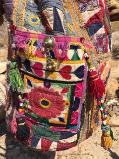 DERVISH Hippie Bohemian Vintage Banjara Tote Sack Overnight | Etsy Festival Embroidered Multicolor Hobo Bag, Bohemian Festival Bag With Patchwork, Bohemian Festival Backpack Shoulder Bag, Multicolor Vintage Shoulder Bag For Festivals, Bohemian Festival Backpack, Bohemian Backpack Shoulder Bag For Festivals, Vintage Multicolor Bags For Festivals, Bohemian Multicolor Hobo Bag For Festivals, Multicolor Embroidered Hobo Bag For Festivals