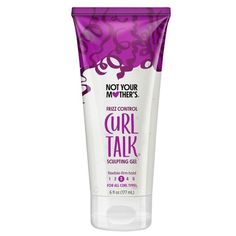 Not Your Mother's Curl Talk Gel Curl Talk, Gel Curly Hair, Curly Hair Types, Curl Cream, Beauty Consultant, Defined Curls, Types Of Curls, Frizz Control, Frizz Free