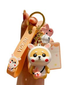 PRICES MAY VARY. Kawaii Cute Keychain : Shiba Inu pendant keychain, super cute and stylish, will makes your keys eyes catching and bring good luck and good mood to your life, very nice for Christmas, new year, birthday, graduation and Valentine gift for both boys and girls. Exquisite Keychain Gift : Can be used as keychain, decorations, toys. Cute pattern type. It is very suitable for school, office, home use, and can also be used as a gift for your children, friends or personal collection,Packe Anime Keychains, Emo Accessories, Adorable Anime, Keychain Kawaii, Kawaii Bag, Kawaii Backpack, Keychain Backpack, Pink Charm, Stylish Iphone Cases