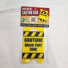 there is a caution sign in the package