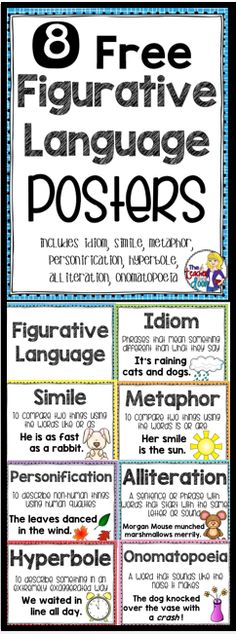 the 8 free language posters for teachers