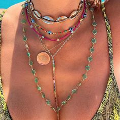 Mermaid Sleepover, Surfergirl Style, Fits Summer, Indie Jewelry, Dope Jewelry, Coconut Girl, Hippie Jewelry, Vogue Italia