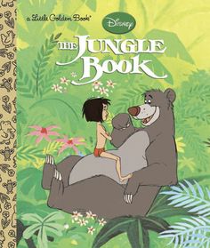 the jungle book is shown with an image of a woman and a bear on it