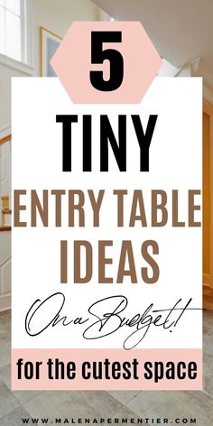 Entryway table ideas for small spaces Small Corner Decorating Ideas Entryway, Hall Tables Ideas, Front Door Table Entryway, Small Entry Table Decor, Tiny Entryway Ideas Front Entry, Black Entry Table, Entryway Door Decor, Narrow Entry Table, Small Entry Tables