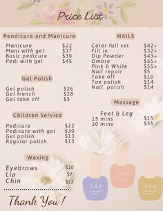 Pedicure Menu Ideas, Nail Knowledge, Decor Nail Salon, Businesses Ideas, Nail School, Free Business Logo, Acrylic Nail Supplies