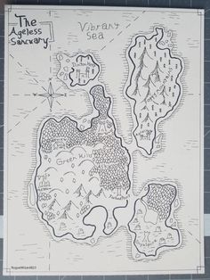 the map for the ancient sea